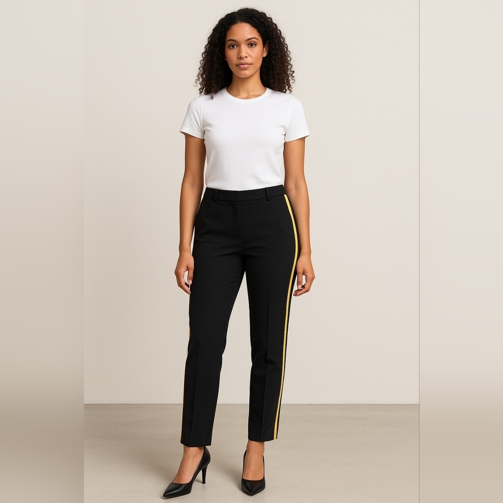 🖤 Worthington Modern Fit Side Stripe Ankle Pants | Size 10